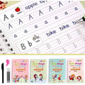 Magic Handwriting Practice Copybook(4 BOOKS) , Magic Book For Montessori children Tracing Handwriting | First Learning Books for Kids