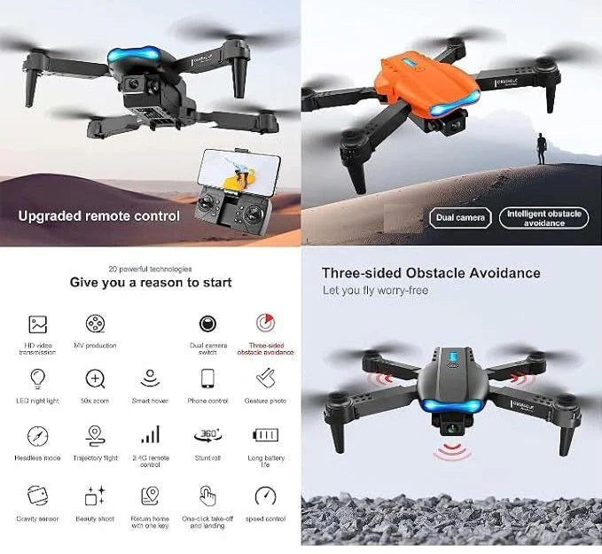 E99 Drone Camera – Easy Control &amp; Aerial Fun