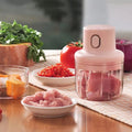 USB Rechargeable Cordless Mini Food Chopper – Fast Onion, Garlic & Vegetable Cutter